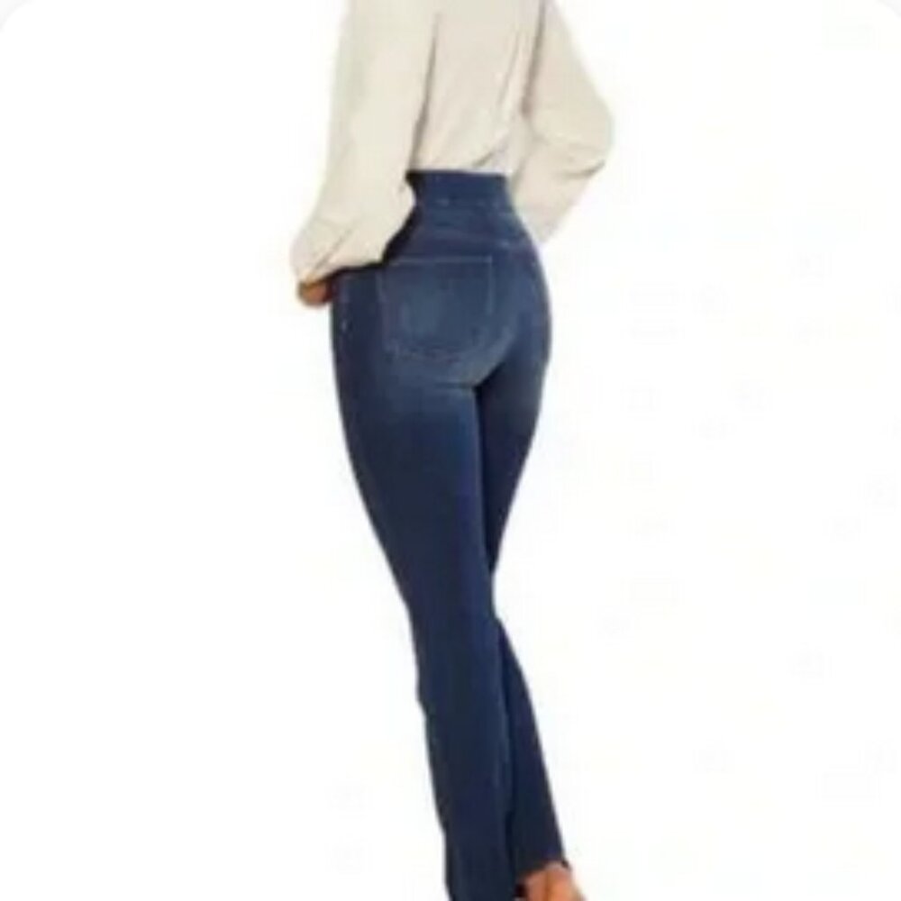 Soft surroundings ultimate denim pull on jeans size M